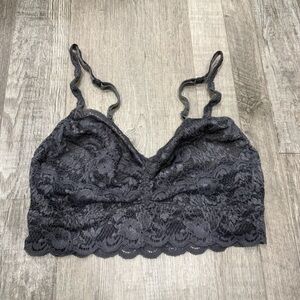 Cosabella Gray Lace Bralette - Small